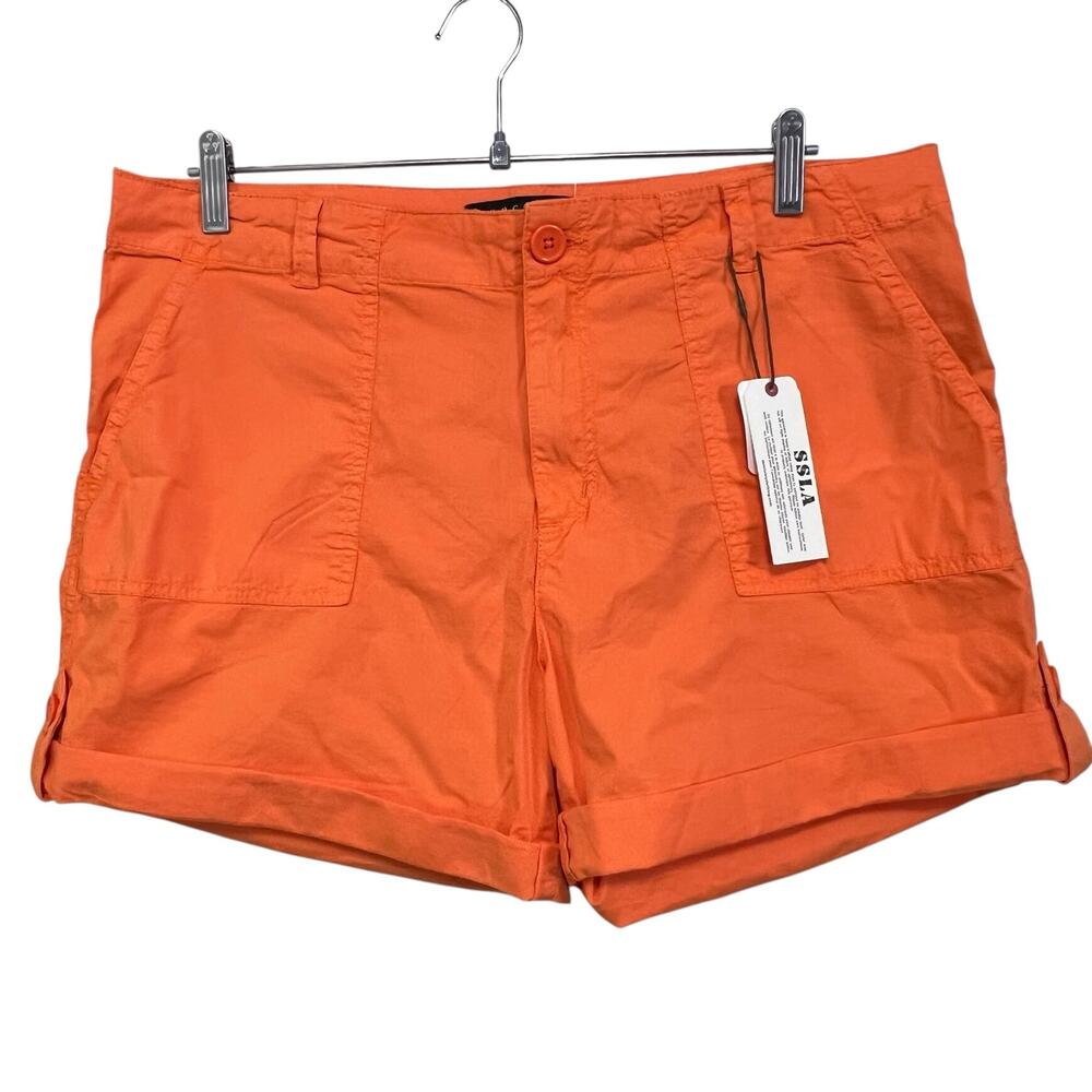 Sanctuary Orange Shorts Women Size 31 NWT